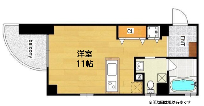 神戸市灘区琵琶町の賃貸物件間取画像