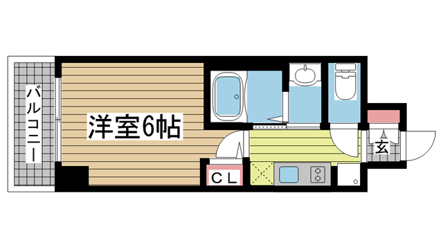 神戸市中央区下山手通の賃貸物件間取画像