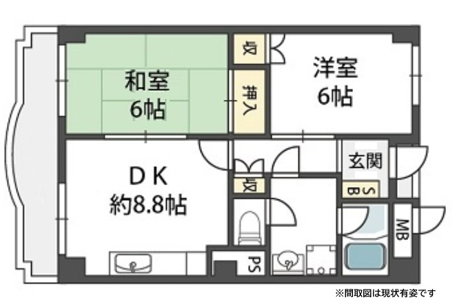 グリーンハイツ諏訪山 101|神戸市中央区山本通(神戸市営地下鉄線県庁前駅)のマンション間取 グリーンハイツ諏訪山 101|神戸市中央区山本通(神戸市営地下鉄線県庁前駅)のマンション間取