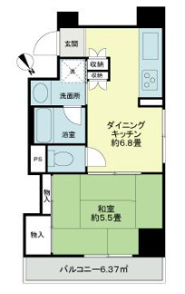 ライオンズプラザ神戸 302|神戸市兵庫区新開地(神戸高速線新開地駅)のマンション間取 ライオンズプラザ神戸 302|神戸市兵庫区新開地(神戸高速線新開地駅)のマンション間取