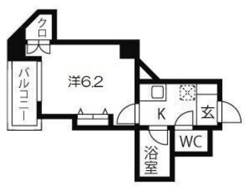 神戸市兵庫区塚本通の賃貸物件間取画像