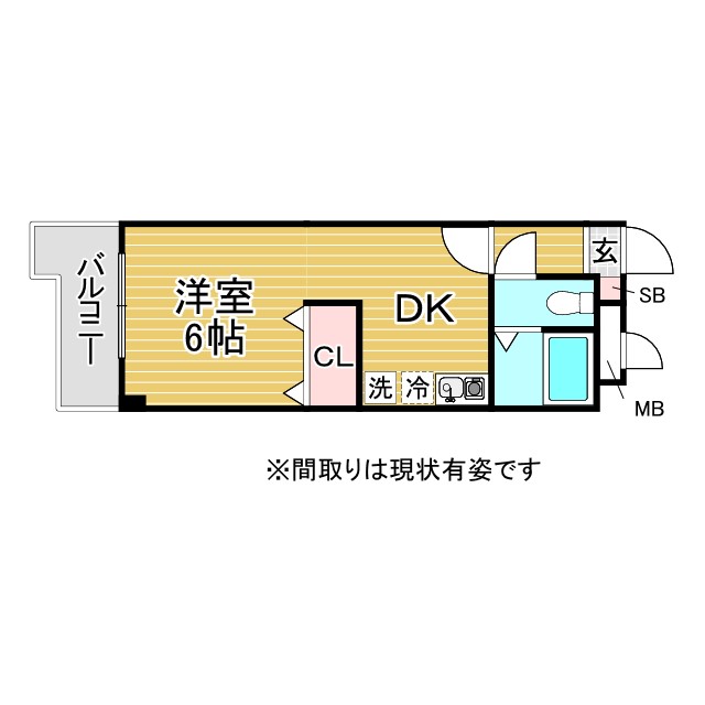 神戸市東灘区御影塚町の賃貸物件間取画像