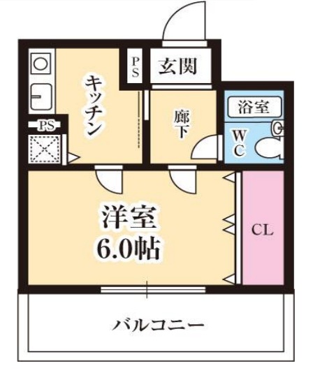 神戸市兵庫区駅前通の賃貸物件間取画像