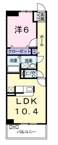 フォレスタ 302|神戸市西区南別府(JR山陽本線明石駅)のマンション間取 フォレスタ 302|神戸市西区南別府(JR山陽本線明石駅)のマンション間取