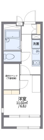 神戸市兵庫区本町の賃貸物件間取画像