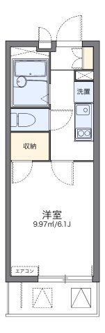神戸市兵庫区駅南通の賃貸物件間取画像