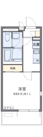 神戸市長田区駒ケ林町の賃貸物件間取画像