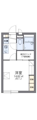 レオパレス自由が丘本町 104|三木市自由が丘本町(神戸電鉄粟生線志染駅)のアパート間取 レオパレス自由が丘本町 104|三木市自由が丘本町(神戸電鉄粟生線志染駅)のアパート間取