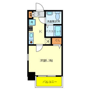 神戸市灘区日尾町の賃貸物件間取画像