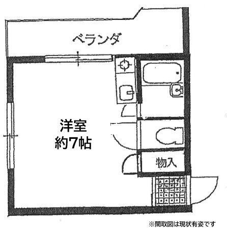 リトル六甲 402|神戸市灘区篠原中町(阪急神戸線六甲駅)のマンション間取 リトル六甲 402|神戸市灘区篠原中町(阪急神戸線六甲駅)のマンション間取