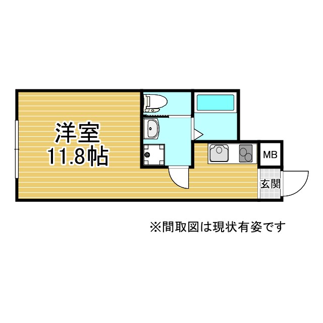 神戸市兵庫区新開地の賃貸物件間取画像