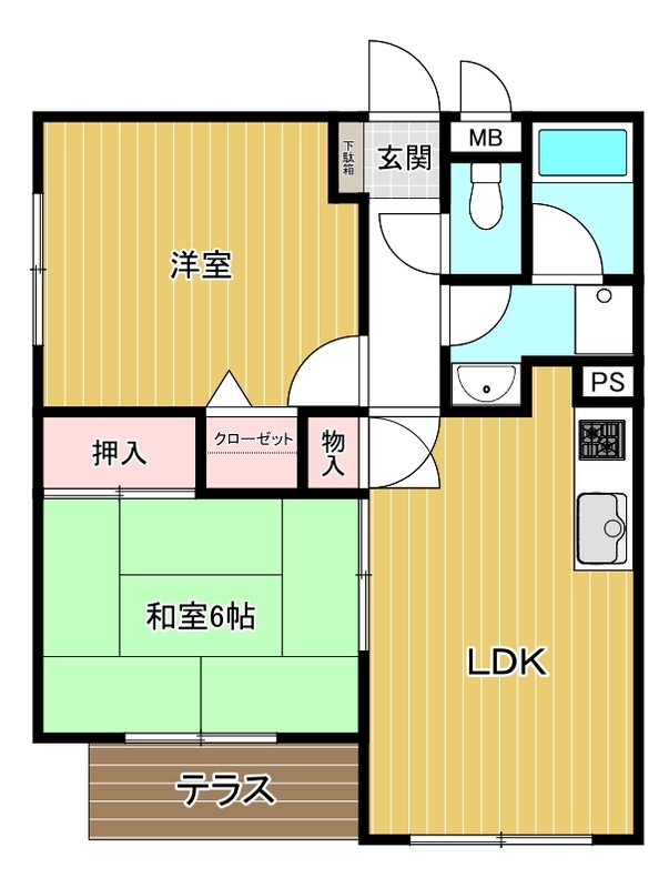 Regulus須磨寺 101|神戸市須磨区須磨寺町(山陽電鉄線須磨寺駅)のマンション間取 Regulus須磨寺 101|神戸市須磨区須磨寺町(山陽電鉄線須磨寺駅)のマンション間取
