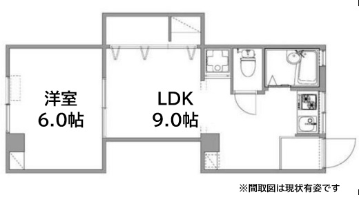 エクセレンス御影 801|神戸市東灘区御影(阪急神戸線御影駅)のマンション間取 エクセレンス御影 801|神戸市東灘区御影(阪急神戸線御影駅)のマンション間取