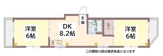 KMSコート 202|神戸市中央区国香通(阪急神戸線春日野道駅)のマンション間取 KMSコート 202|神戸市中央区国香通(阪急神戸線春日野道駅)のマンション間取