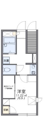 神戸市須磨区多井畑南町の賃貸物件間取画像