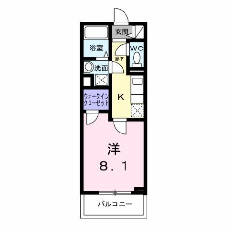 神戸市西区王塚台の賃貸物件間取画像