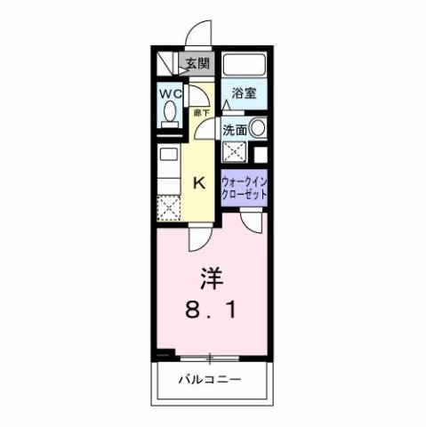 神戸市西区王塚台の賃貸物件間取画像