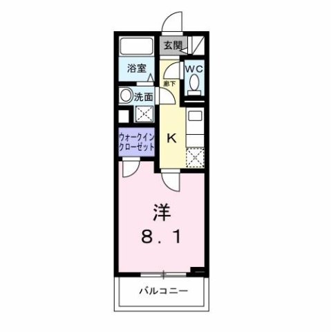 神戸市西区王塚台の賃貸物件間取画像
