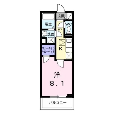 神戸市西区王塚台の賃貸物件間取画像