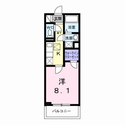 神戸市西区王塚台の賃貸物件間取画像