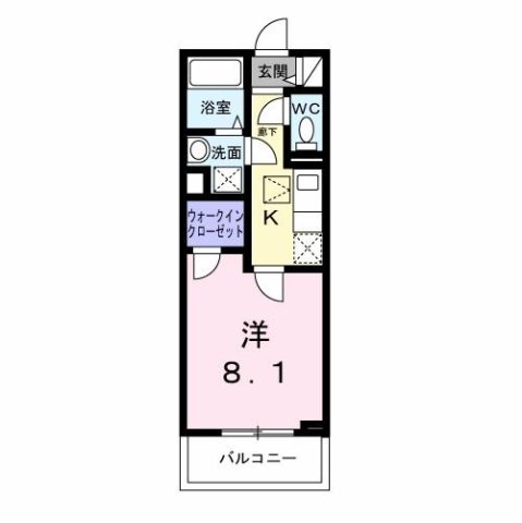 神戸市西区王塚台の賃貸物件間取画像