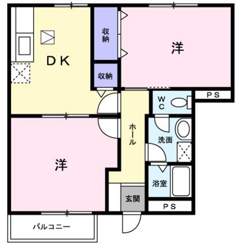 ラフィネ・ピアヌーラ 101|神戸市西区二ツ屋(JR山陽本線明石駅)のアパート間取 ラフィネ・ピアヌーラ 101|神戸市西区二ツ屋(JR山陽本線明石駅)のアパート間取
