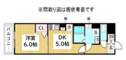 Bacchus神戸West 1003|神戸市兵庫区大開通(神戸高速線新開地駅)のマンション間取 Bacchus神戸West 1003|神戸市兵庫区大開通(神戸高速線新開地駅)のマンション間取