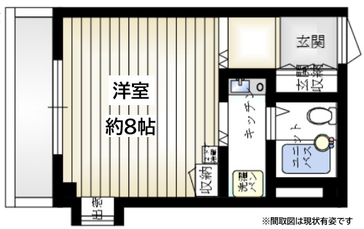 ジョイフル六甲Ⅴ 102|神戸市灘区友田町(阪神本線新在家駅)のマンション間取 ジョイフル六甲Ⅴ 102|神戸市灘区友田町(阪神本線新在家駅)のマンション間取