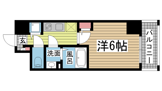 エスリード神戸三宮 1007|神戸市中央区磯上通(JR東海道本線(近畿)三ノ宮駅)のマンション間取 エスリード神戸三宮 1007|神戸市中央区磯上通(JR東海道本線(近畿)三ノ宮駅)のマンション間取
