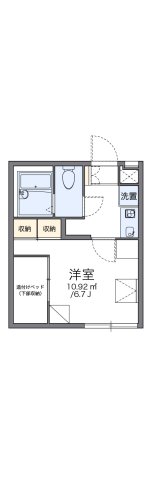 レオパレス片山町 202|神戸市長田区片山町(神戸市営地下鉄線長田駅)のアパート間取 レオパレス片山町 202|神戸市長田区片山町(神戸市営地下鉄線長田駅)のアパート間取