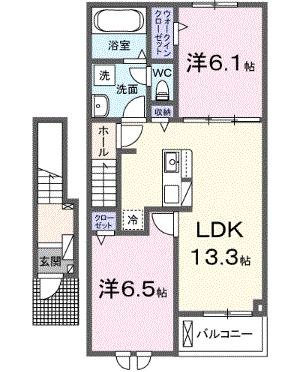 アルドーレ 203|加古川市別府町新野辺北町(山陽電鉄線別府駅)のアパート間取 アルドーレ 203|加古川市別府町新野辺北町(山陽電鉄線別府駅)のアパート間取