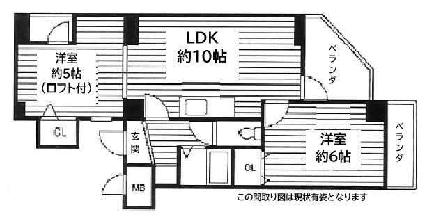 グラン・シャリオ 401|神戸市中央区国香通(阪急神戸線春日野道駅)のマンション間取 グラン・シャリオ 401|神戸市中央区国香通(阪急神戸線春日野道駅)のマンション間取