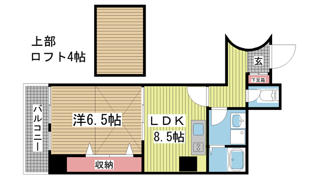 サンビルダーパールビル 402|神戸市中央区生田町(JR東海道本線(近畿)三ノ宮駅)のマンション間取 サンビルダーパールビル 402|神戸市中央区生田町(JR東海道本線(近畿)三ノ宮駅)のマンション間取