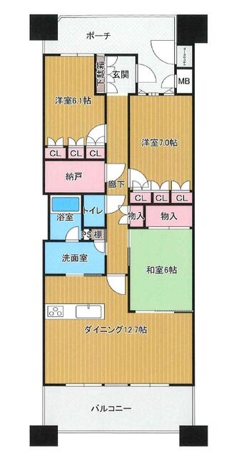 摩耶シーサイドプレイスフェアコースト2番館 802|神戸市灘区摩耶海岸通(阪神本線岩屋駅)のマンション間取 摩耶シーサイドプレイスフェアコースト2番館 802|神戸市灘区摩耶海岸通(阪神本線岩屋駅)のマンション間取
