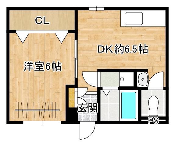 mulberry house 302|神戸市中央区上筒井通(阪急神戸線春日野道駅)のアパート間取 mulberry house 302|神戸市中央区上筒井通(阪急神戸線春日野道駅)のアパート間取