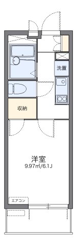 レオパレスルコントワール御影 402|神戸市東灘区御影本町(阪神本線御影駅)のマンション間取 レオパレスルコントワール御影 402|神戸市東灘区御影本町(阪神本線御影駅)のマンション間取