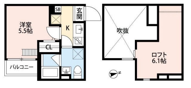 ULUHOA 102|神戸市兵庫区切戸町(神戸市営地下鉄海岸線中央市場前駅)のアパート間取 ULUHOA 102|神戸市兵庫区切戸町(神戸市営地下鉄海岸線中央市場前駅)のアパート間取