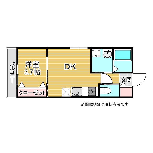 神戸市東灘区青木の賃貸物件間取画像