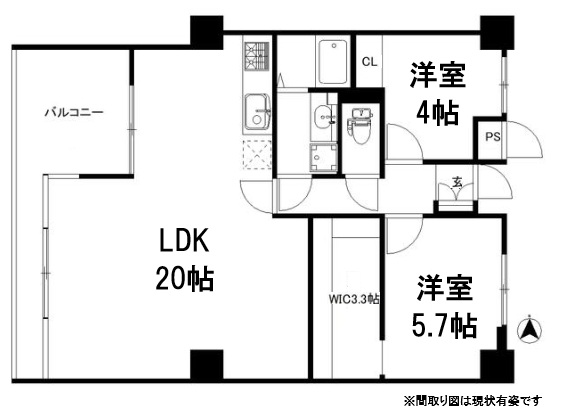 神戸市須磨区車の賃貸物件間取画像