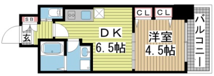 エステムコート三宮駅前Ⅱアデシオン 502|神戸市中央区加納町(JR東海道本線(近畿)三ノ宮駅)のマンション間取 エステムコート三宮駅前Ⅱアデシオン 502|神戸市中央区加納町(JR東海道本線(近畿)三ノ宮駅)のマンション間取