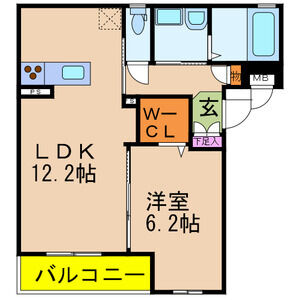 サニーウエル 305|神戸市長田区大道通(神戸高速線高速長田駅)のマンション間取 サニーウエル 305|神戸市長田区大道通(神戸高速線高速長田駅)のマンション間取