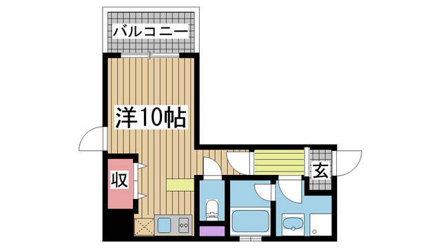 メゾンアイリス 601|神戸市中央区下山手通(JR東海道本線(近畿)元町駅)のマンション間取 メゾンアイリス 601|神戸市中央区下山手通(JR東海道本線(近畿)元町駅)のマンション間取
