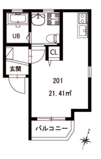 エクソニアファイブ 201|神戸市長田区細田町(JR山陽本線新長田駅)のアパート間取 エクソニアファイブ 201|神戸市長田区細田町(JR山陽本線新長田駅)のアパート間取