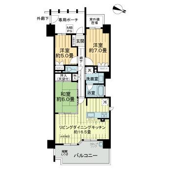 ライオンズ新神戸山の手レジデンス 0210|神戸市中央区旗塚通(神戸市営地下鉄線新神戸駅)のマンション間取 ライオンズ新神戸山の手レジデンス 0210|神戸市中央区旗塚通(神戸市営地下鉄線新神戸駅)のマンション間取