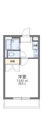 レオパレスヴェール 203|神戸市西区伊川谷町潤和(JR山陽本線明石駅)のアパート間取 レオパレスヴェール 203|神戸市西区伊川谷町潤和(JR山陽本線明石駅)のアパート間取