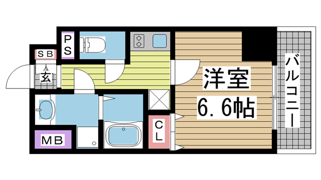 プレサンス神戸元町ミューズ 1302|神戸市中央区海岸通(JR東海道本線(近畿)元町駅)のマンション間取 プレサンス神戸元町ミューズ 1302|神戸市中央区海岸通(JR東海道本線(近畿)元町駅)のマンション間取
