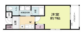 ワコーレヴィータ新神戸 204|神戸市中央区熊内橋通(神戸市営地下鉄線新神戸駅)のマンション間取 ワコーレヴィータ新神戸 204|神戸市中央区熊内橋通(神戸市営地下鉄線新神戸駅)のマンション間取