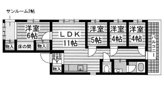 ナンブマンション 2階|神戸市中央区花隈町(JR東海道本線(近畿)元町駅)のマンション間取 ナンブマンション 2階|神戸市中央区花隈町(JR東海道本線(近畿)元町駅)のマンション間取