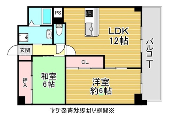 神戸市兵庫区下沢通の賃貸物件間取画像