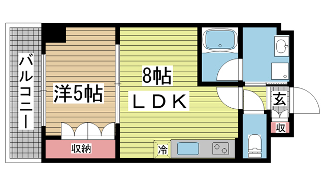 ラフィーノ山手 303|神戸市中央区下山手通(JR東海道本線(近畿)元町駅)のマンション間取 ラフィーノ山手 303|神戸市中央区下山手通(JR東海道本線(近畿)元町駅)のマンション間取